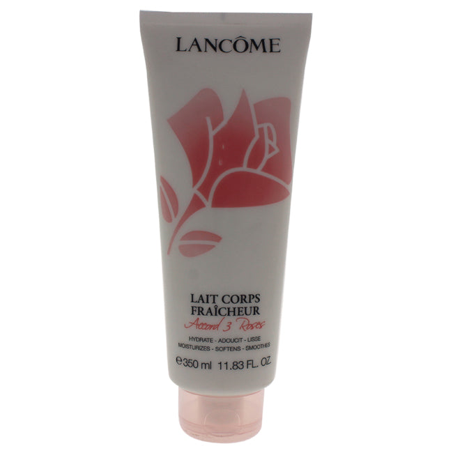 Lancome Accord 3 Roses Lait Corps Fraicheur by Lancome for Women - 13.5 oz Body Milk