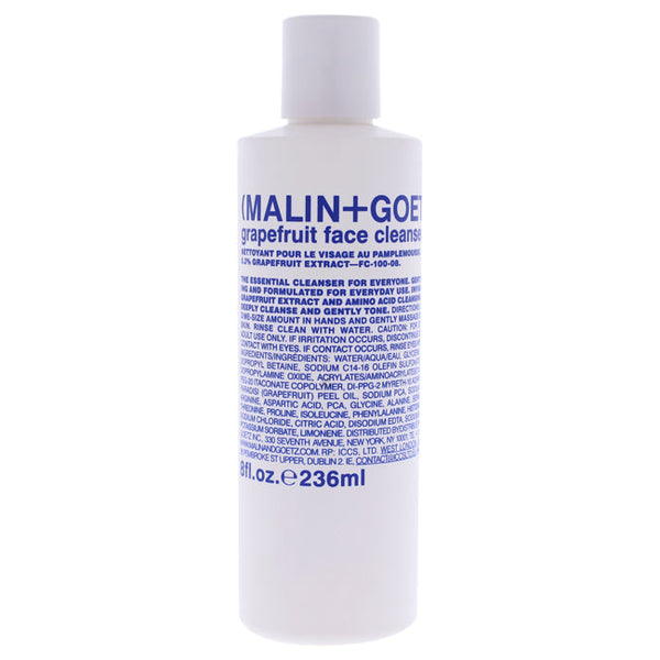 Malin + Goetz Grapefruit Face Cleanser by Malin + Goetz for Women - 8 oz Cleanser