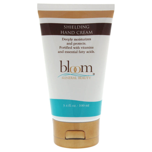 Bloom Mineral Beauty Shielding Hand Cream by Bloom Mineral Beauty for Women - 3.4 oz Cream