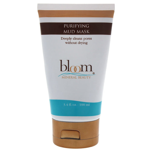 Bloom Mineral Beauty Purifying Mud Mask by Bloom Mineral Beauty for Women - 3.4 oz Mask