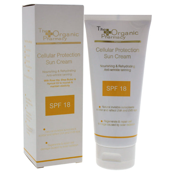 The Organic Pharmacy Cellular Protection Sun Cream SPF 18 by The Organic Pharmacy for Women - 3.3 oz Sunscreen