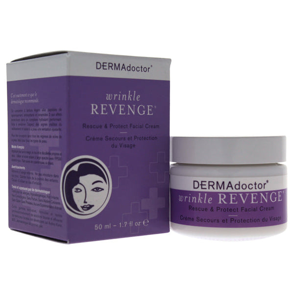 DERMAdoctor Wrinkle Revenge Rescue Protect Facial Cream by DERMAdoctor for Women - 1.7 oz Cream