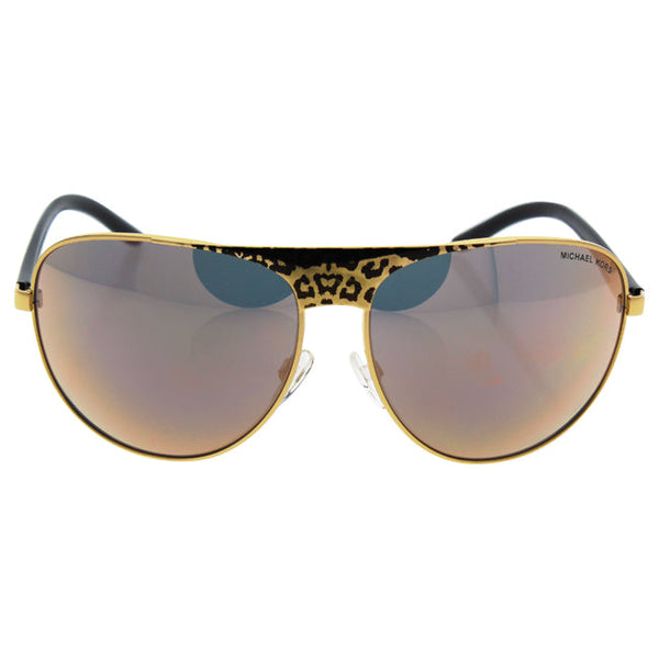 Michael Kors Michael Kors MK 1006 1057R5 Sadie II - Black Gold Leopard-Black /Gold by Michael Kors for Women - 62-14-125 mm Sunglasses