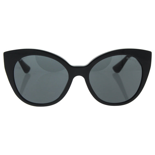 Miu Miu Miu Miu MU 07R 1AB-1A1 - Black/Grey by Miu Miu for Women - 55-18-140 mm Sunglasses