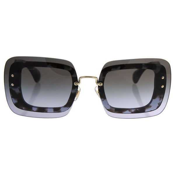 Miu Miu Miu Miu MU SMU 02R UAH-3H0 - Grey Black Tortoise/Grey Gradient by Miu Miu for Women - 67-17-140 mm Sunglasses