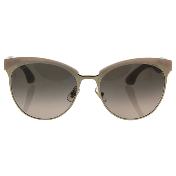 Miu Miu Miu Miu MU 54Q UBC-3D0 - Ivory/Brown by Miu Miu for Women - 56-18-145 mm Sunglasses