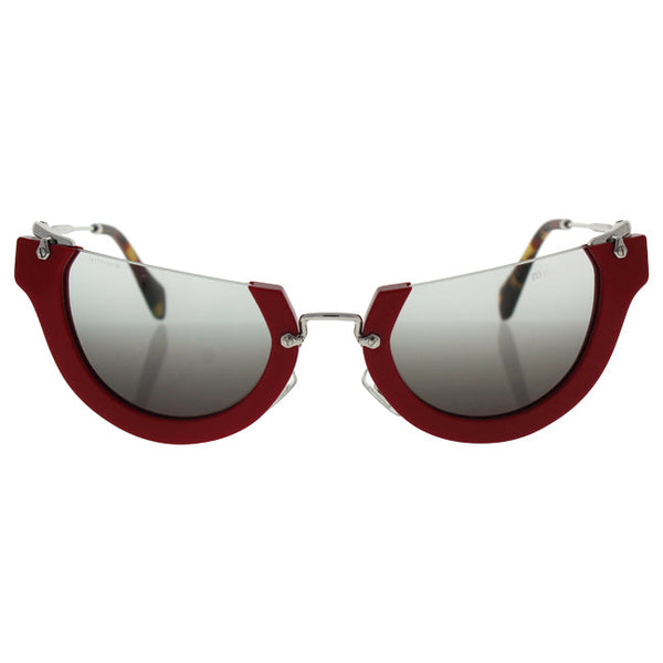 Miu Miu Miu Miu MU 11Q UA4-4N2 - Red/Grey Gradient by Miu Miu for Women - 52-26-140 mm Sunglasses