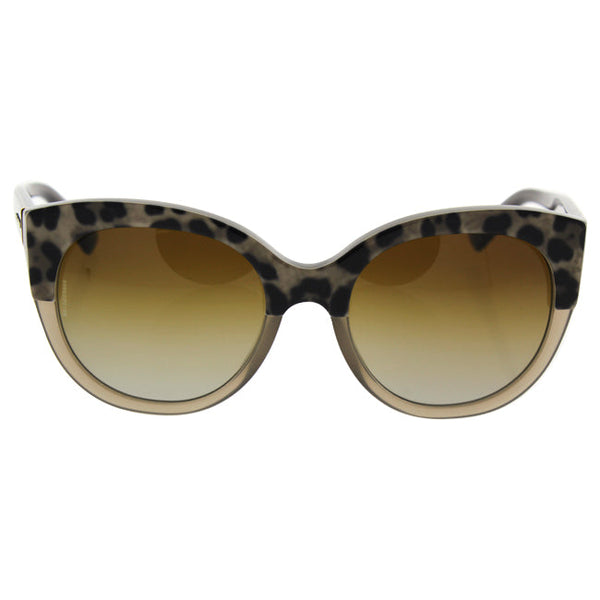 Dolce and Gabbana Dolce and Gabbana DG 4259 2967/T5 - Top Mud On Animalier/Brown Gradient Polarized by Dolce and Gabbana for Women - 56-20-140 mm Sunglasses