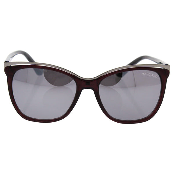 Guess Guess GM 0745 69C Marciano - Burgundy Red-Grey/Grey by Guess for Women - 58-17-135 mm Sunglasses