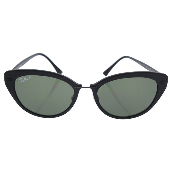 Ray Ban Ray Ban RB 4250 601S/9A Light Ray - Black/Green Classic G-15 Polarized by Ray Ban for Women - 52-18-140 mm Sunglasses