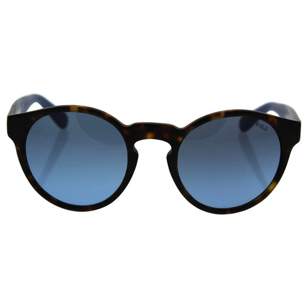 Ralph Lauren Polo Ralph Lauren PH 4101 5566/8F - Matte Dark Havana/Blue Gradient by Ralph Lauren for Women - 52-22-145 mm Sunglasses