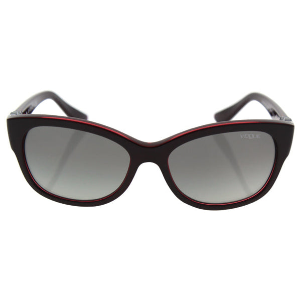 Vogue Vogue VO5034SB 2377/11 - Top Dark Red/Opal Red/Grey Gradient by Vogue for Women - 56-17-135 mm Sunglasses