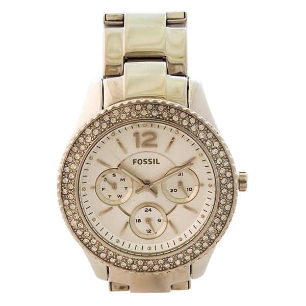 Fossil ES3588P Stella Multifunction Stainless Steel Watch by Fossil for Women - 1 Pc Watch