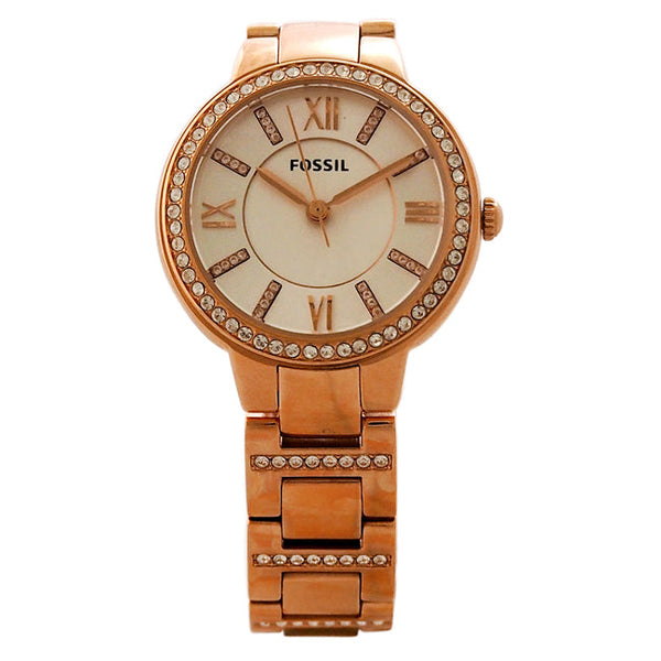 Fossil ES3284P Virginia Rose-Tone Stainless Steel Watch by Fossil for Women - 1 Pc Watch