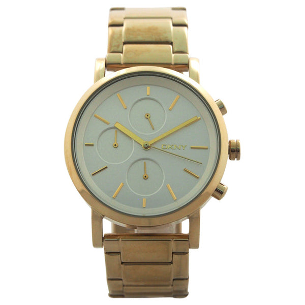 DKNY NY2274 Chronograph Soho Gold Ion Plated Stainless Steel Bracelet Watch by DKNY for Women - 1 Pc Watch