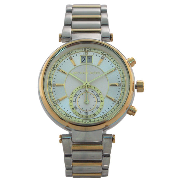 Michael Kors MK6225 Chronograph Sawyer Two-Tone Stainless Steel Bracelet Watch by Michael Kors for Women - 1 Pc Watch