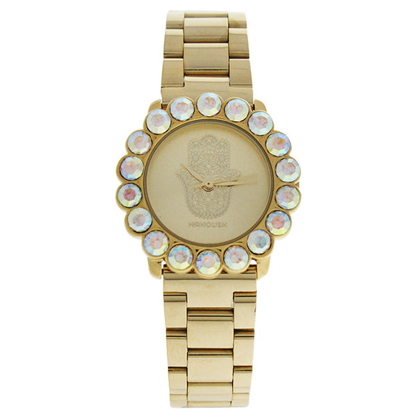Manoush MSHSCG Scarlett Hand - Gold Stainless Steel Bracelet Watch by Manoush for Women - 1 Pc Watch