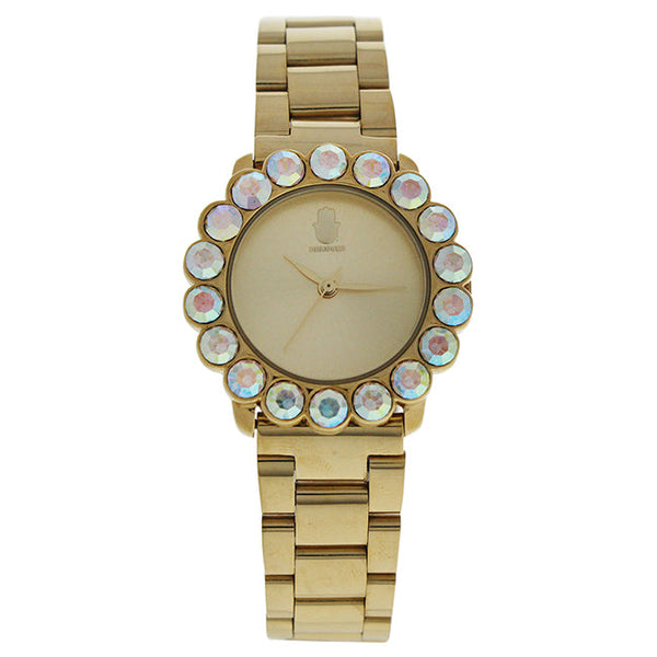Manoush MSHSCG-2 Scarlett - Gold Stainless Steel Bracelet Watch by Manoush for Women - 1 Pc Watch