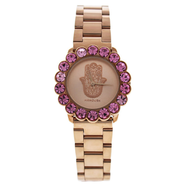 Manoush MSHSCRG Scarlett Hand - Rose Gold Stainless Steel Bracelet Watch by Manoush for Women - 1 Pc Watch