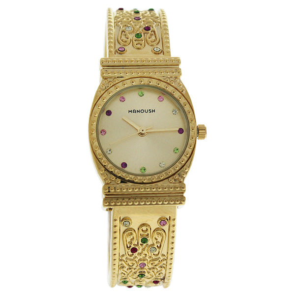 Manoush MSHMIG Mizuna - Gold Stainless Steel Bracelet Watch by Manoush for Women - 1 Pc Watch