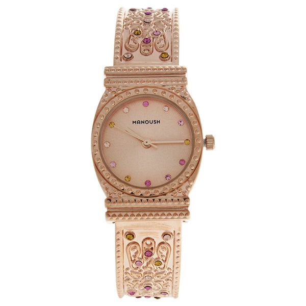 Manoush MSHMIRG Mizuna - Rose Gold Stainless Steel Bracelet Watch by Manoush for Women - 1 Pc Watch