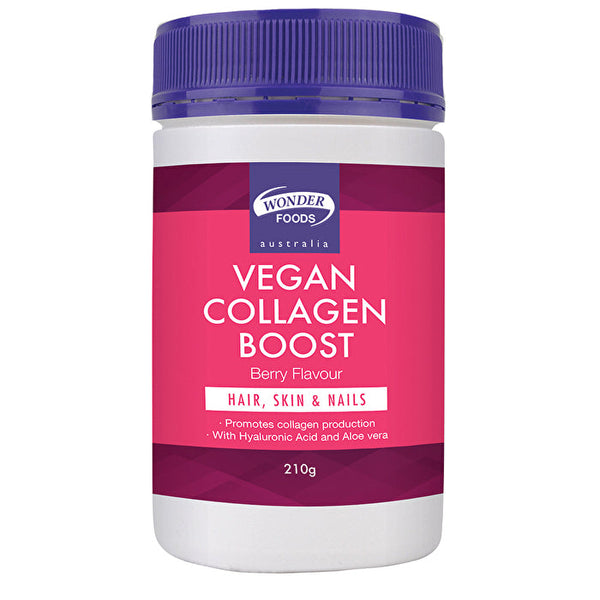 Wonder Foods Vegan Collagen Boost Berry Flavour 210g