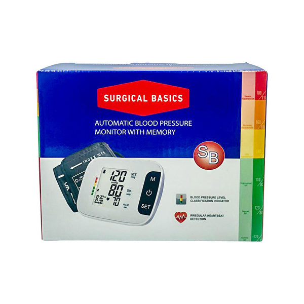 Dispensary & Clinic Items Surgical Basics Automatic Digital Blood Pressure Monitor with Memory