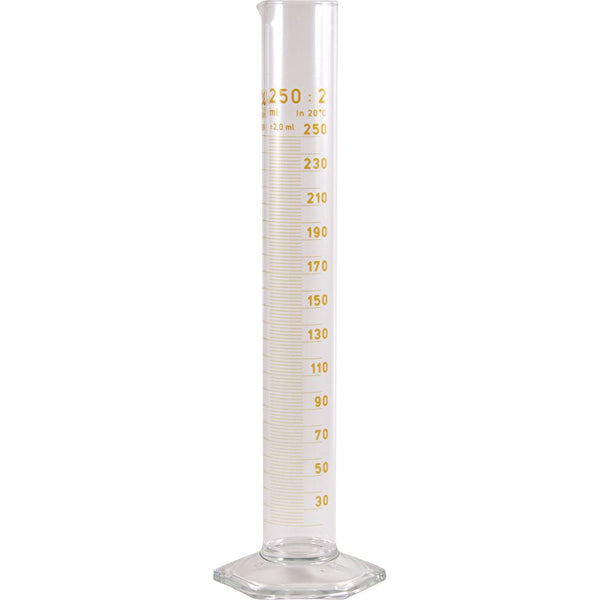 Dispensary & Clinic Items Measuring Cylinder Glass graduated 250ml