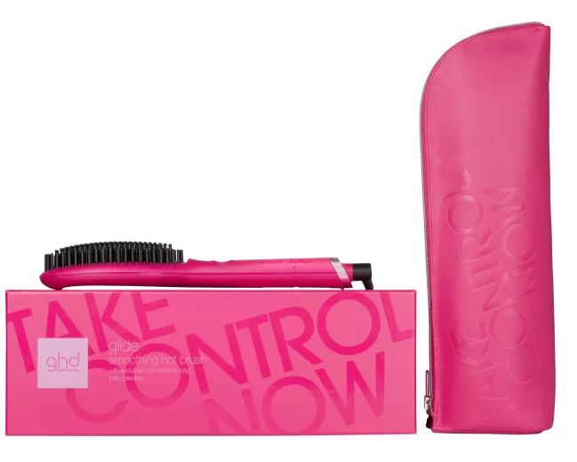 GHD Glide Professional Hot Brush - Limited Edition Pink