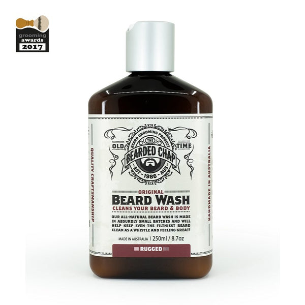 The Bearded Chap Original Beard Wash 250ml- Rugged