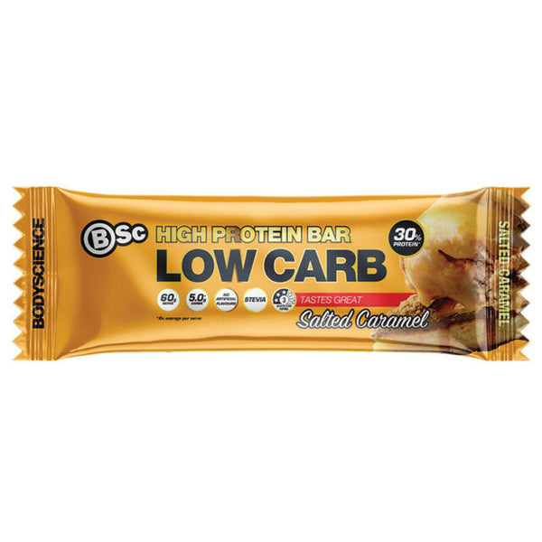 Body Science High Protein Bar 60g - Salted Caramel 12 Box