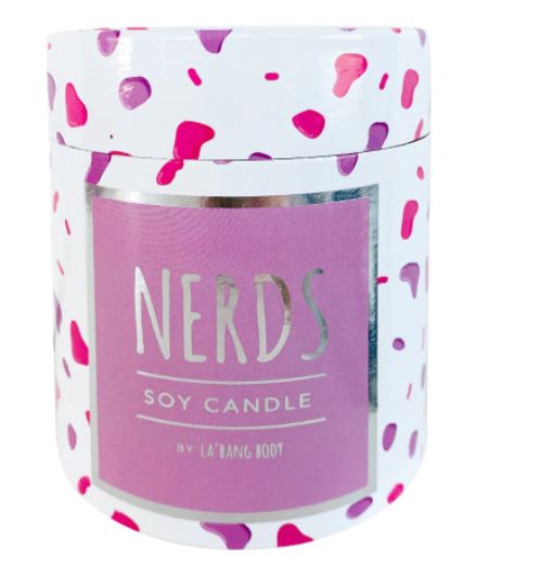 La'Bang Body Wood Wick Candle - Nerds